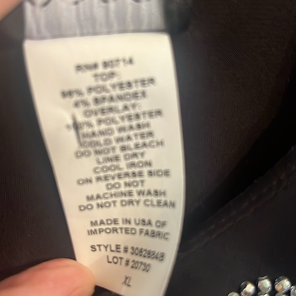 Dressy black blouse - Picture 3 of 5